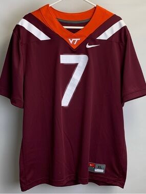 Virginia Tech Hokies Michael Vick Dri-Fit Alumni Player Game Jersey Mens Size XL